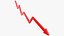 Arrow Graph Down
