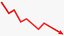 Arrow Graph Down