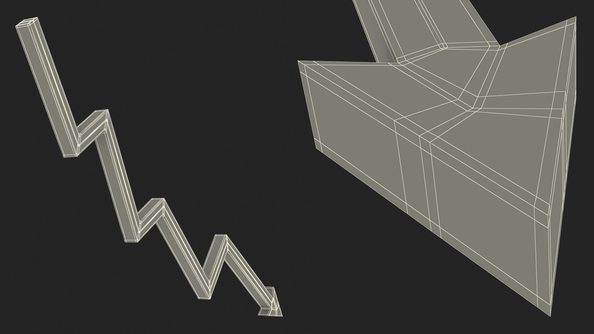 3D Arrow Graph - TurboSquid 1702980