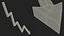 Arrow Graph Down