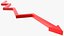 Arrow Graph Down