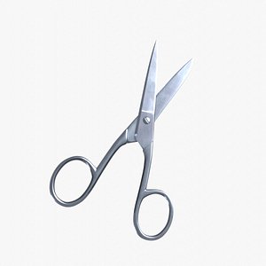 3D household scissors