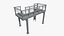 Adjustable metal stairs Mk02