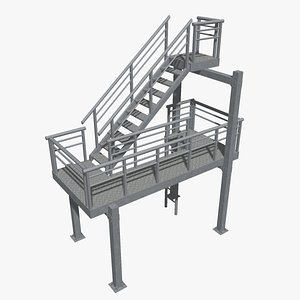 Adjustable metal stairs Mk02