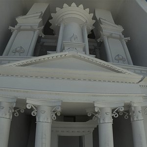 3d petra jordan model