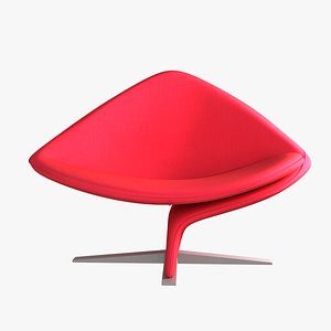 chair steel asymmetric 3d max
