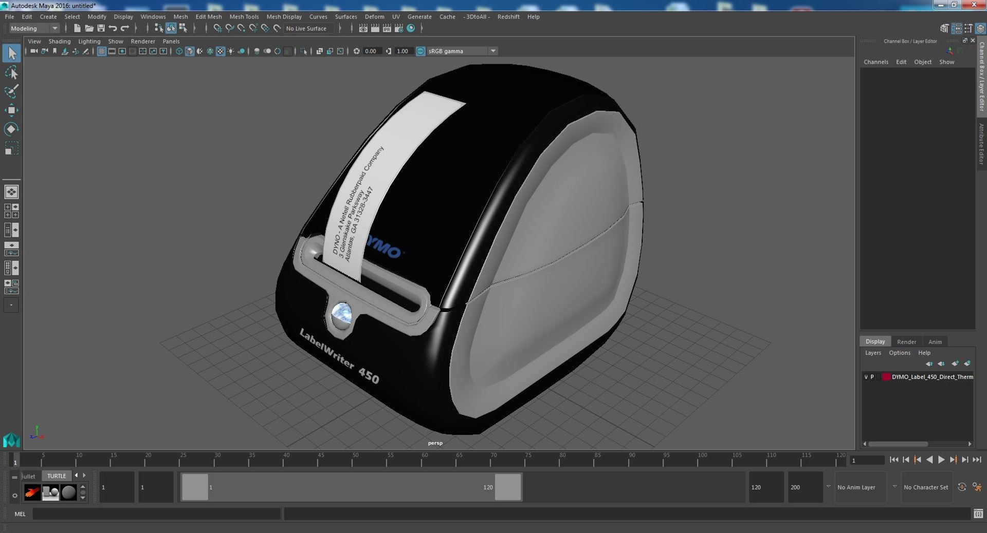 DYMO Label 450 Direct Thermal Printer with Mail Label 3D model https://p.turbosquid.com/ts-thumb/gF/HKrZ5e/x2/dymolabel450directthermalprinterwithmaillabelvray3dmodel033/jpg/1650245760/1920x1080/fit_q87/ec967007be80555d24d89d4e9bb5ee43ee4e1973/dymolabel450directthermalprinterwithmaillabelvray3dmodel033.jpg
