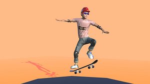 Skate Boards Actions 1 model