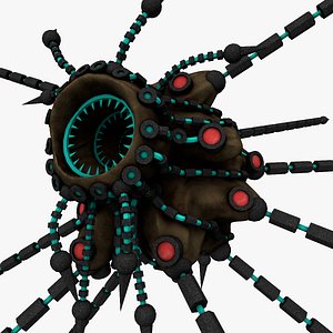 Cyberpunk Spider Monster