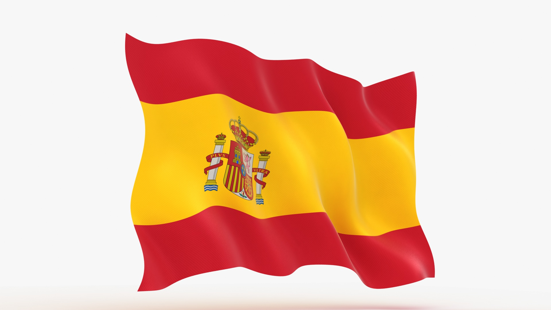 3D Realistic Spain Flag - TurboSquid 1616012