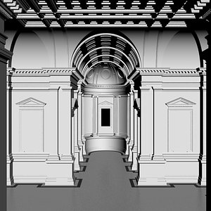 hall 3D model