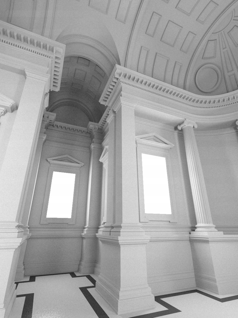 Hall 3D Model - TurboSquid 1343254