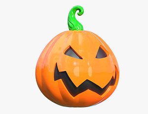 Pumpkin head printable 3D model