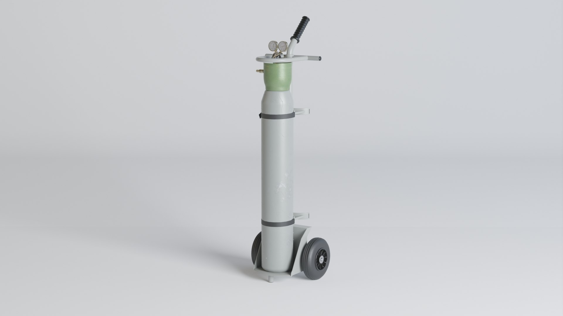 3D Oxygen Trolley Tool Tray PBR - TurboSquid 1960634