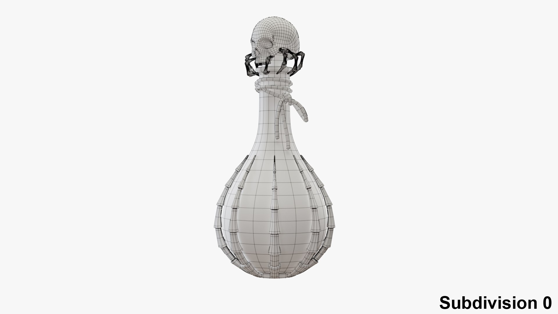 Potion Flask 3D https://p.turbosquid.com/ts-thumb/gF/rPjpEv/6Z/signatureskullwireframe0/jpg/1690068005/1920x1080/fit_q87/b8079d362de2039ba44354e58a64545d0a8c3081/signatureskullwireframe0.jpg