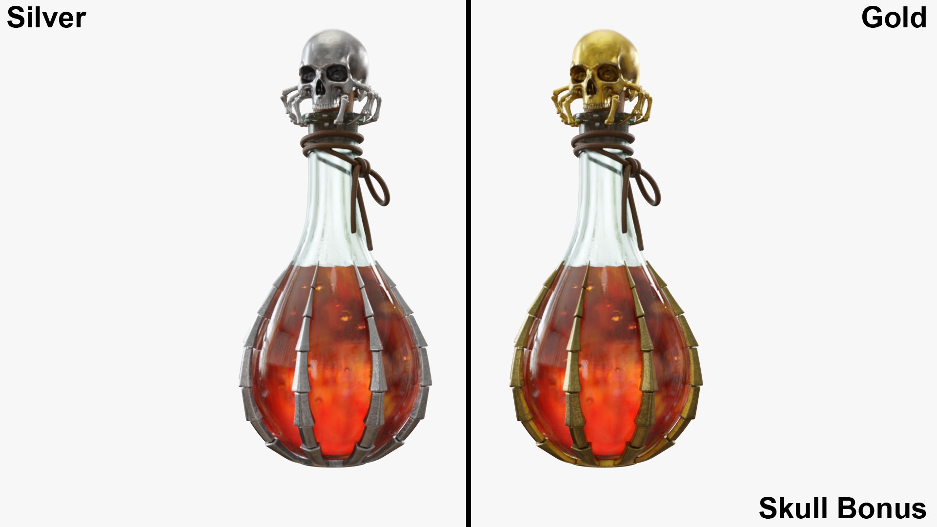 Potion Flask 3D https://p.turbosquid.com/ts-thumb/gF/rPjpEv/cJ/skullbonuspotion/jpg/1690068579/1920x1080/fit_q87/aad682fc2b7b0cc732cc0b05b78a282267961791/skullbonuspotion.jpg