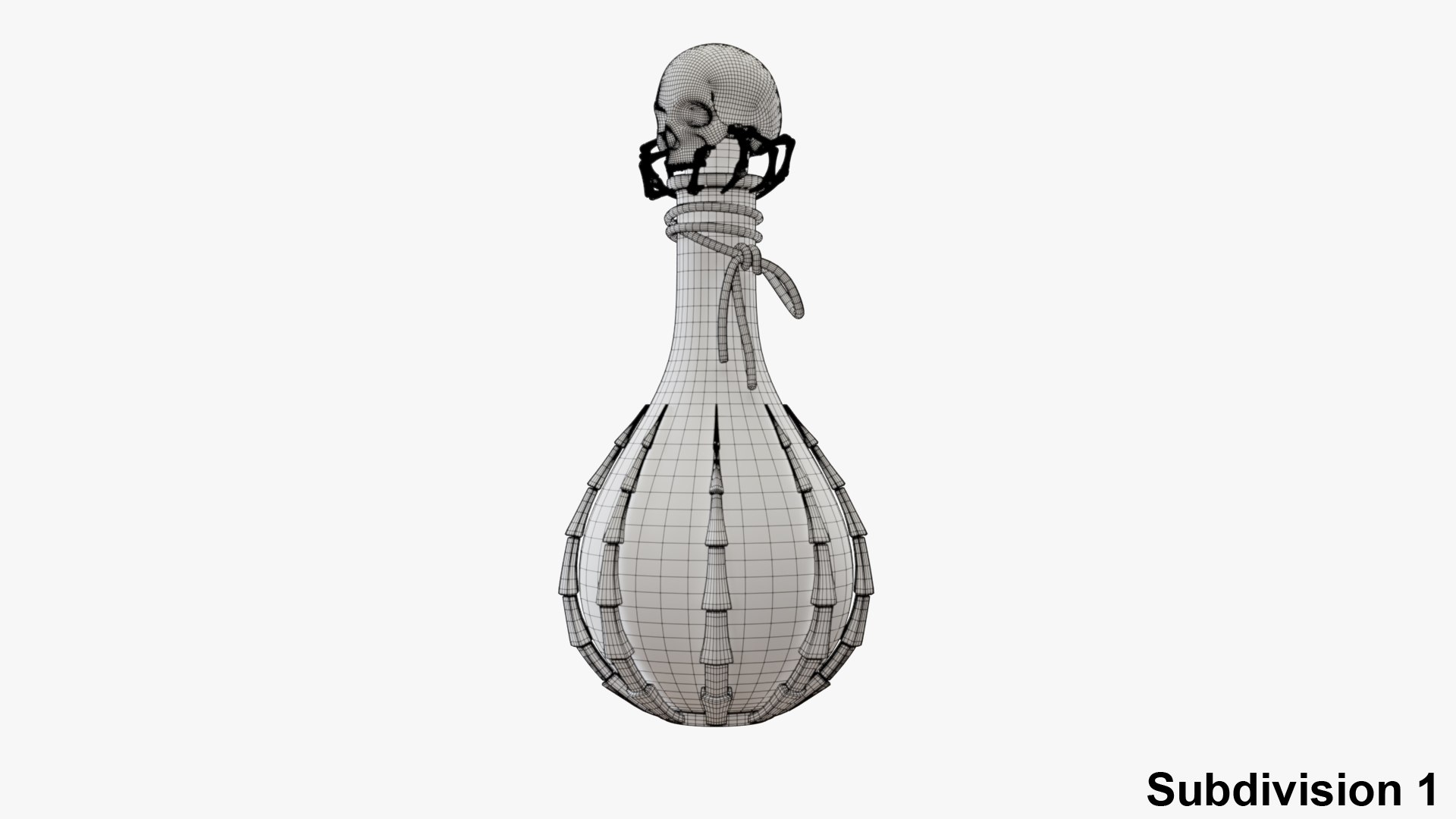 Potion Flask 3D https://p.turbosquid.com/ts-thumb/gF/rPjpEv/eT/signatureskullwireframe1/jpg/1690068005/1920x1080/fit_q87/880a89751320cb6bea4445a0ee3ac00b845b31b1/signatureskullwireframe1.jpg