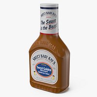Sweet Baby Rays Golden Mustard Barbecue Sauce Bottle