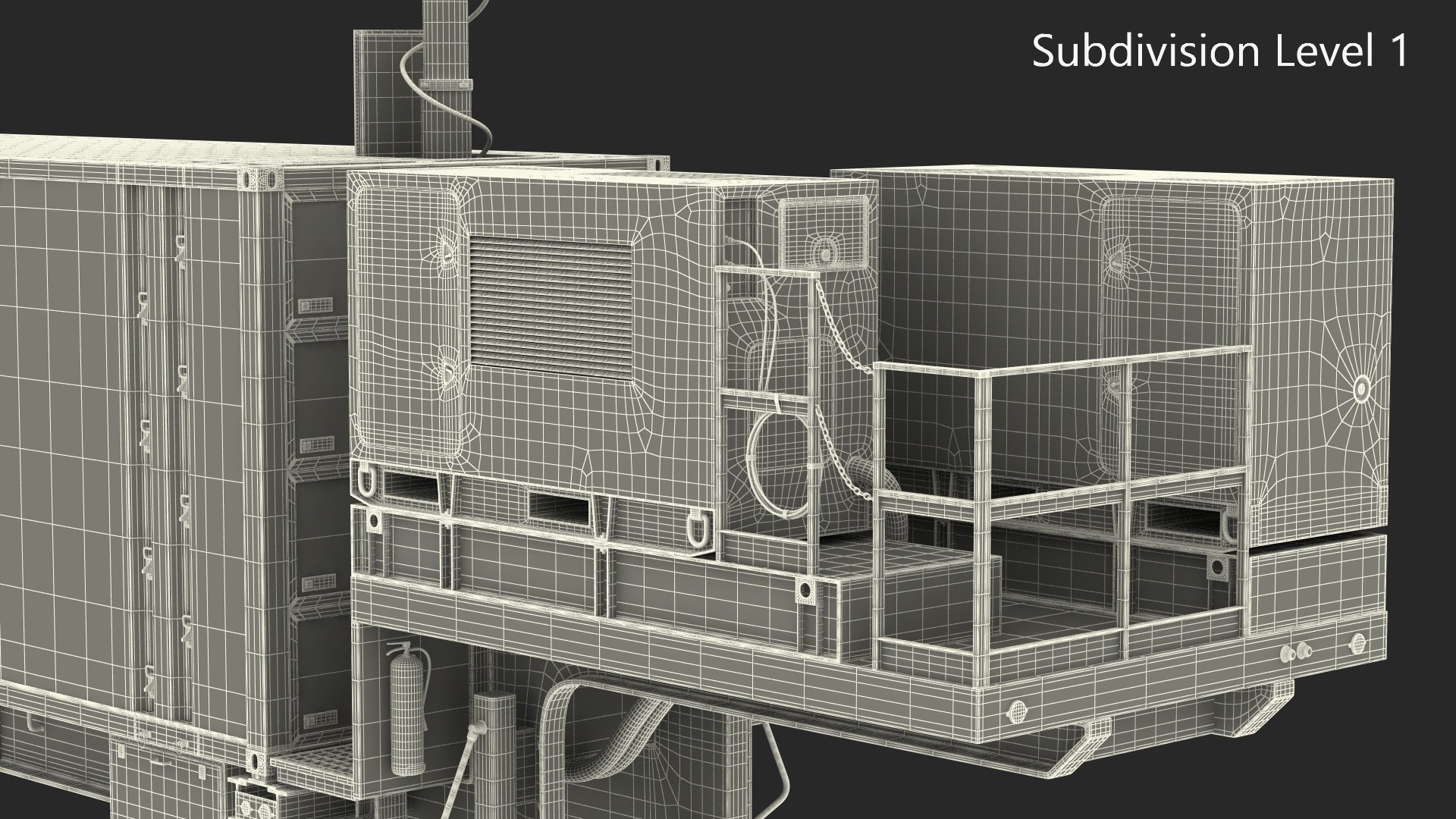 Typhon Battery Operation Center With Antennas Up 3D Model - TurboSquid ...