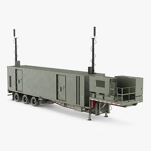 Typhon Battery Operation Center with Antennas Up 3D model