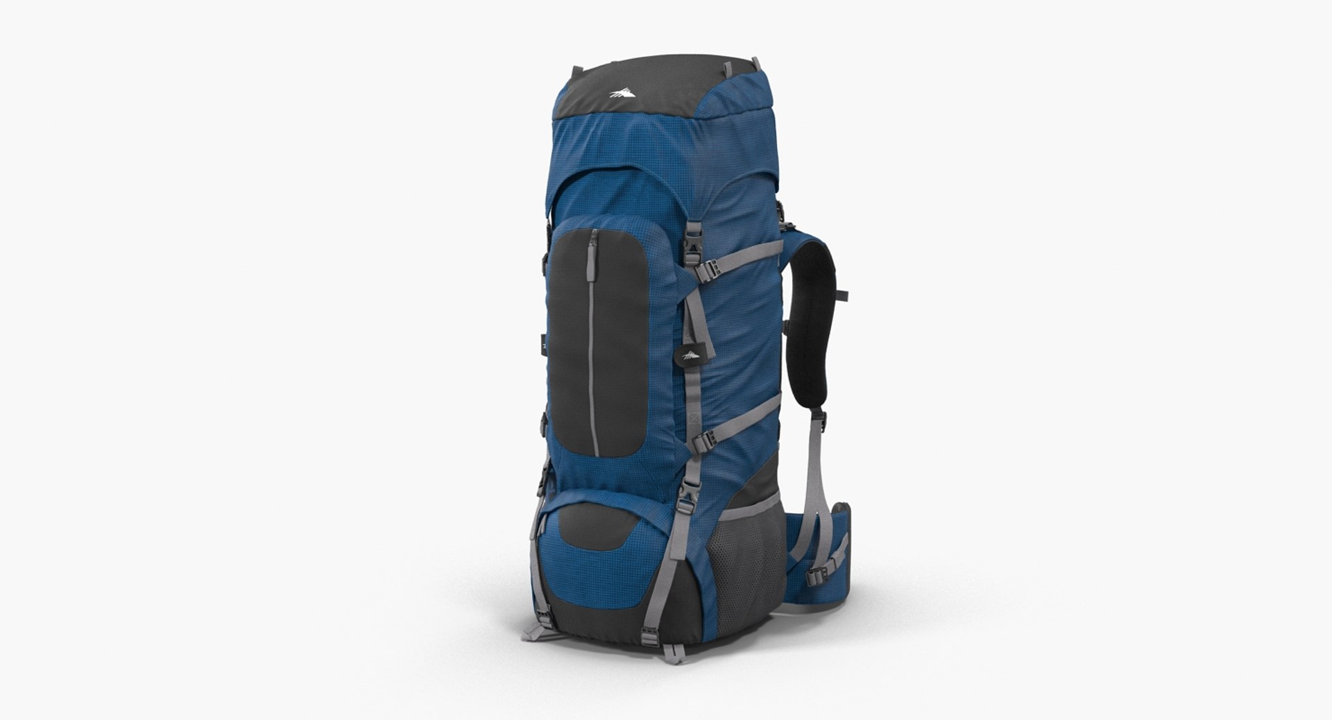 Large Camping Backpack 3D model preview