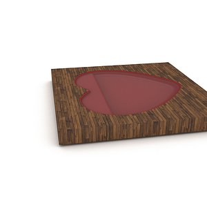 3D jakuzi model hearth model