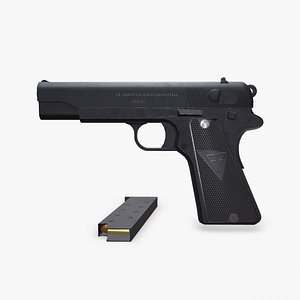 FB Radom VIS 35 Pistol 1936 Low-poly PBR