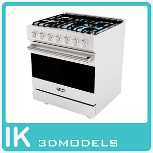 Viking Electric Double French-Door Oven 3D model