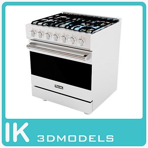 Viking 30 3 Series Self-Cleaning Dual Fuel Range - RVDR
