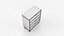 Modern Black Wooden Chest of Drawers with Gold Handles
