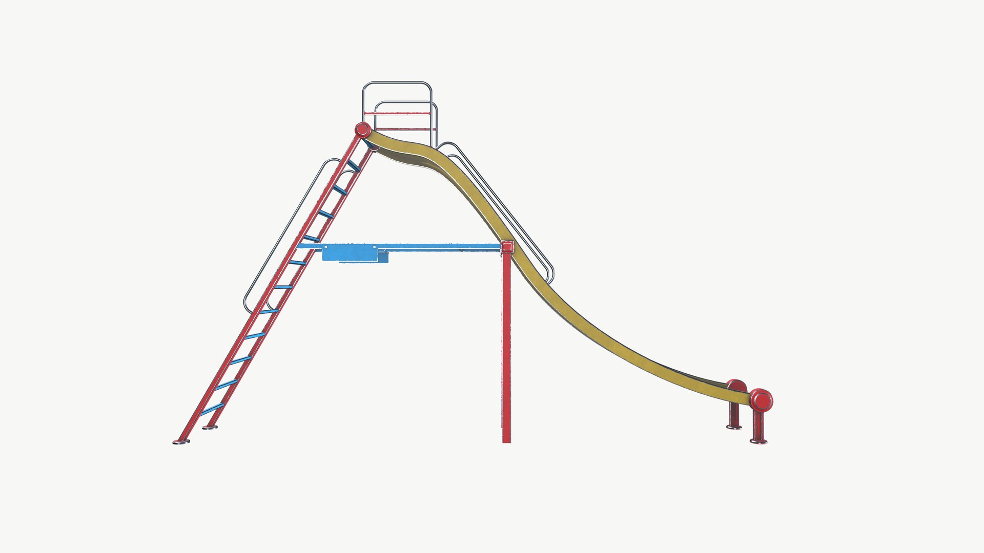 3D Play Ground Slide Model - TurboSquid 2396706
