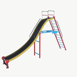 3D Play Ground Slide model