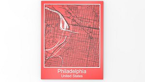 Philadelphia Pennsylvania USA Streets and roads