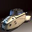 Messerschmitt kr200 Bubblecar - Low Poly
