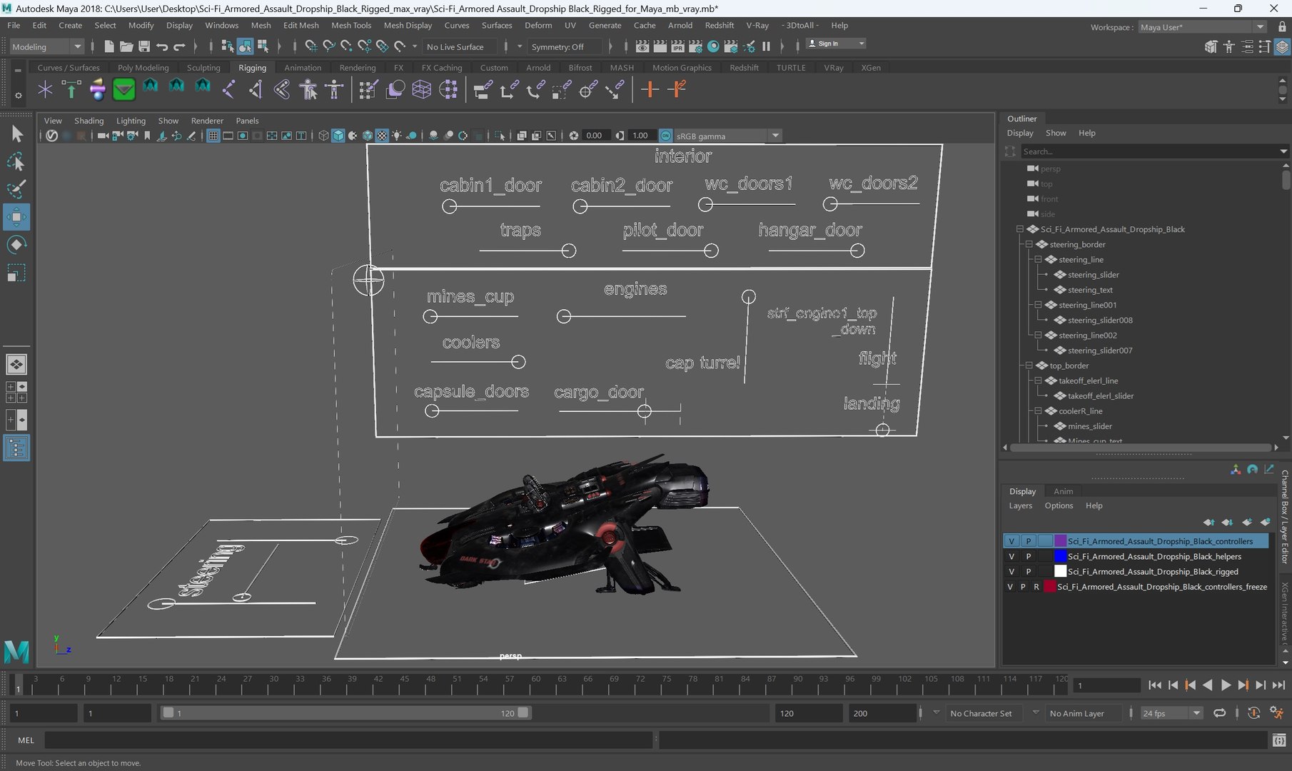 3D model Sci-Fi Armored Assault Dropship Black Rigged for Maya https://p.turbosquid.com/ts-thumb/gG/dF62Tx/BI/scifi_armored_assault_dropship_black_rigged_for_maya_1006/jpg/1760074322/1920x1080/fit_q87/08042785db95eed44702d28a9fd27195a5286310/scifi_armored_assault_dropship_black_rigged_for_maya_1006.jpg
