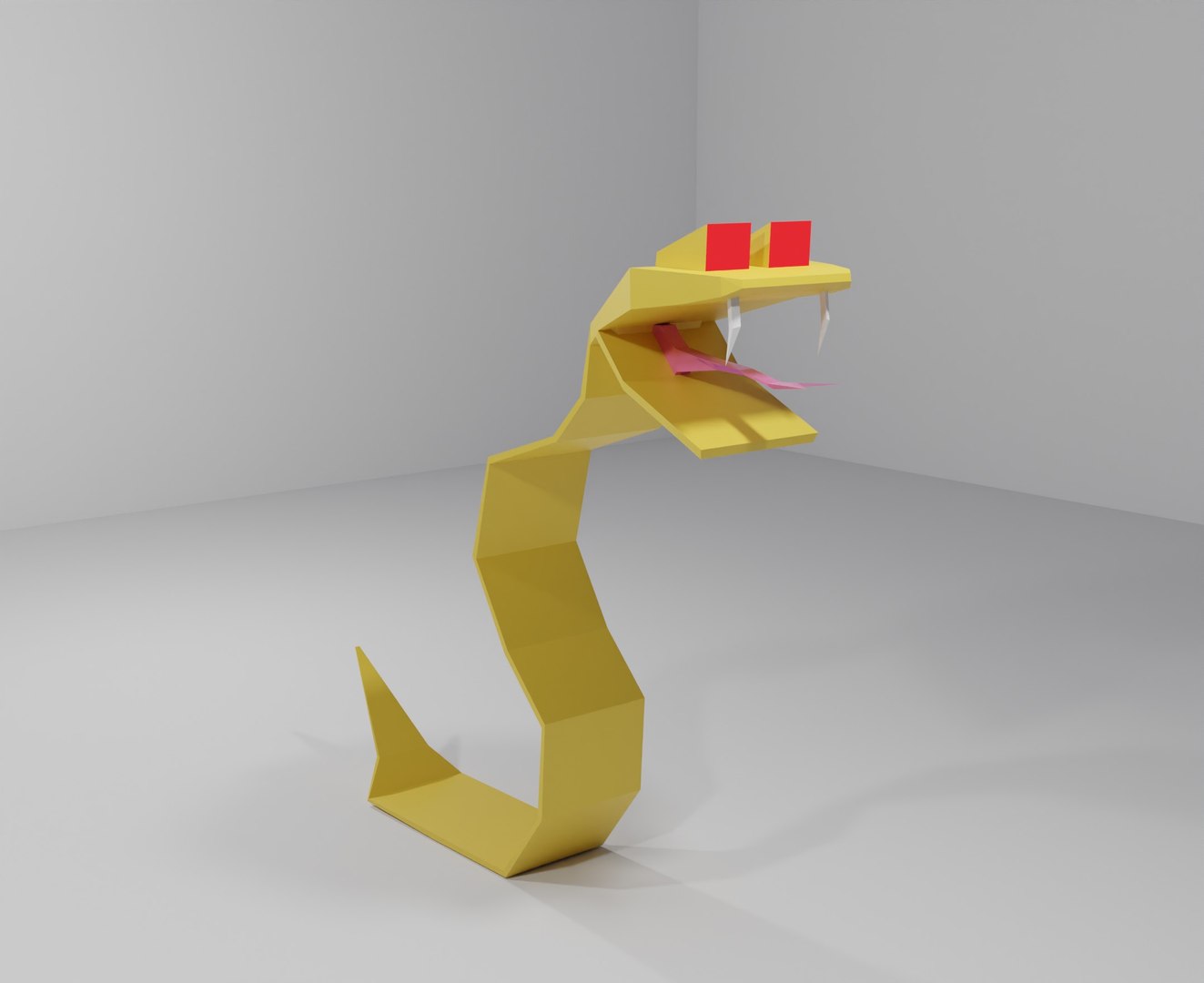 3D Flat Snake Model - TurboSquid 2025326