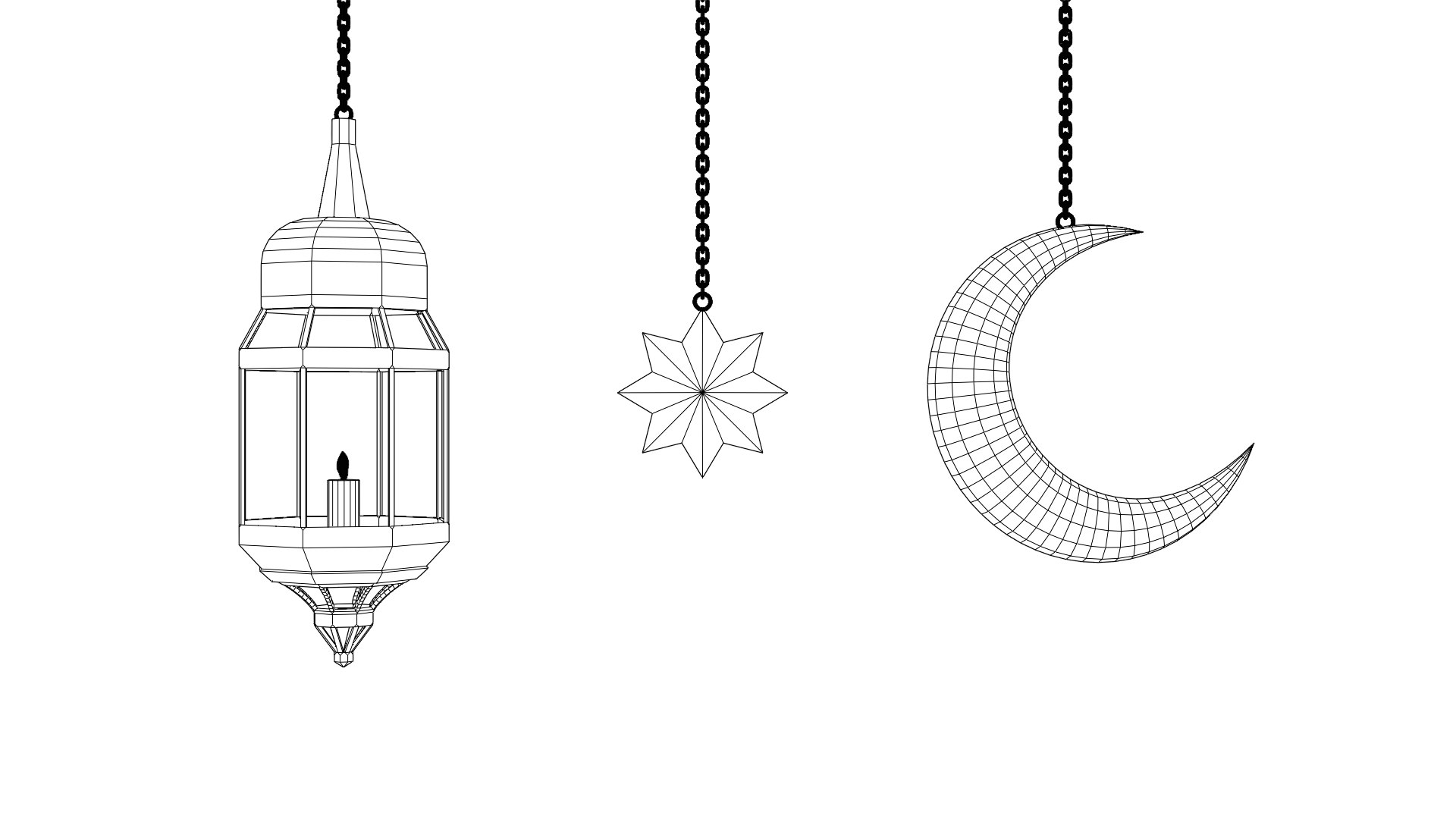 3D Model Ramadan Ornament - TurboSquid 2057474