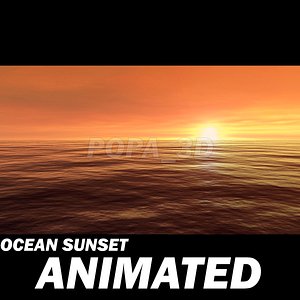 3d model ocean sky environments