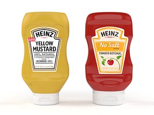 Ketchup and Mustard Bottles