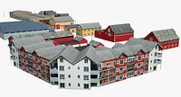 Group of Norwegian Houses