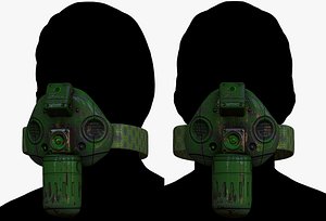3D gas mask model