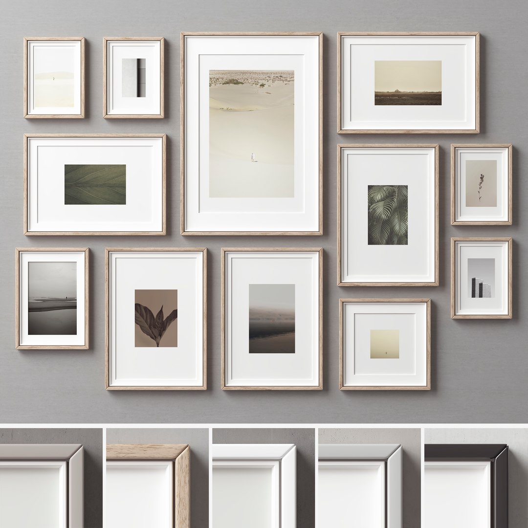 3D model Picture Frames Set-275 - TurboSquid 1785609