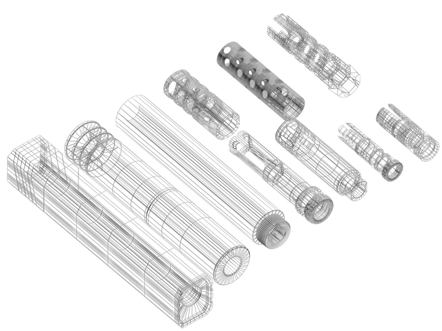 Barrel Attachments Pack - Flash - Muzzle - Suppressor - PBR 3D https://p.turbosquid.com/ts-thumb/gG/sO2ZNV/Fr/14/png/1621684742/1920x1080/fit_q87/732d0b439fd2d48116bc51b56744cf70bc38652d/14.jpg