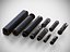 Barrel Attachments Pack - Flash - Muzzle - Suppressor - PBR