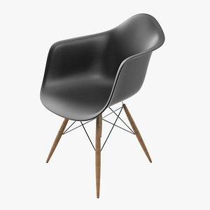 3d model pascal plastic chair