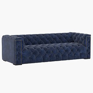 3D Beverly Tufted Sofa model