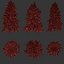 West Himalayan Spruce Trees Collection vol 47-Blender