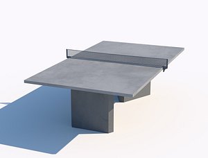vandal-proof table tennis table