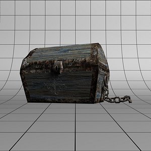 3d model treasure chest