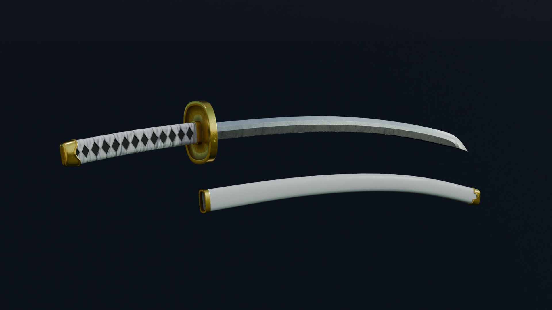 Free Katana - Wado Ichimonji 3D - TurboSquid 2240677
